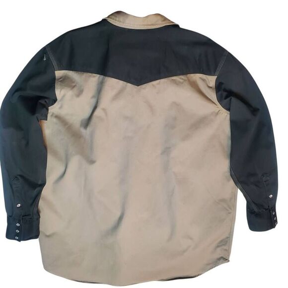 Carhartt Western Style Pearl Snap Heavy Weight Work Shirt Size 3X - Picture 3 of 10